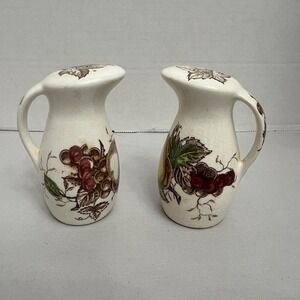 Vintage Nasco Fruit Arbor Japan Salt & Pepper Shaker‎ Set